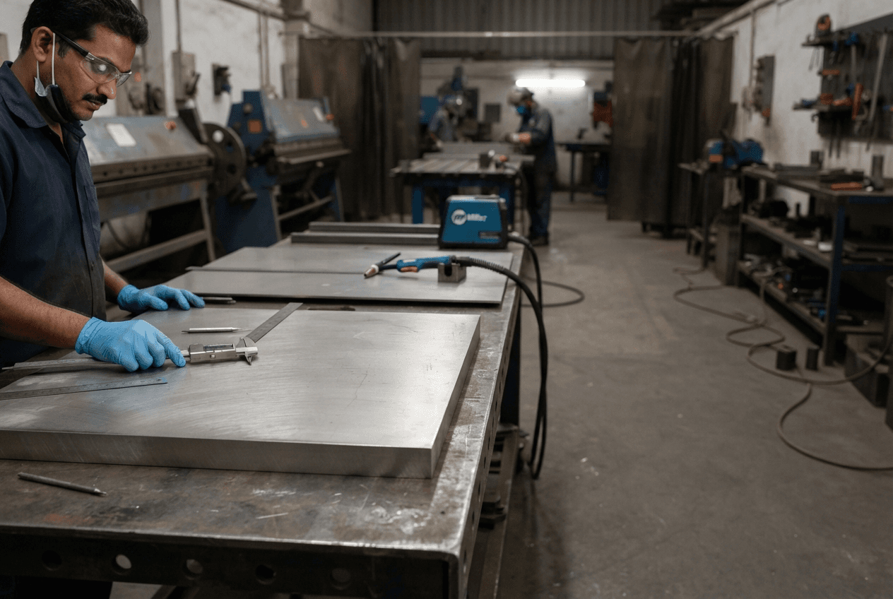 Completed project showcasing fabrication quality and workmanship